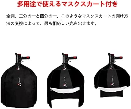 【Aputure】Aputure Lantern 90 ソフトボックス 折りたたみ式 90cm超長直径Bowens マウント設計 全Bowens マウント機種対応可能 キャリッジバッグ付き「一年メーカー保証」